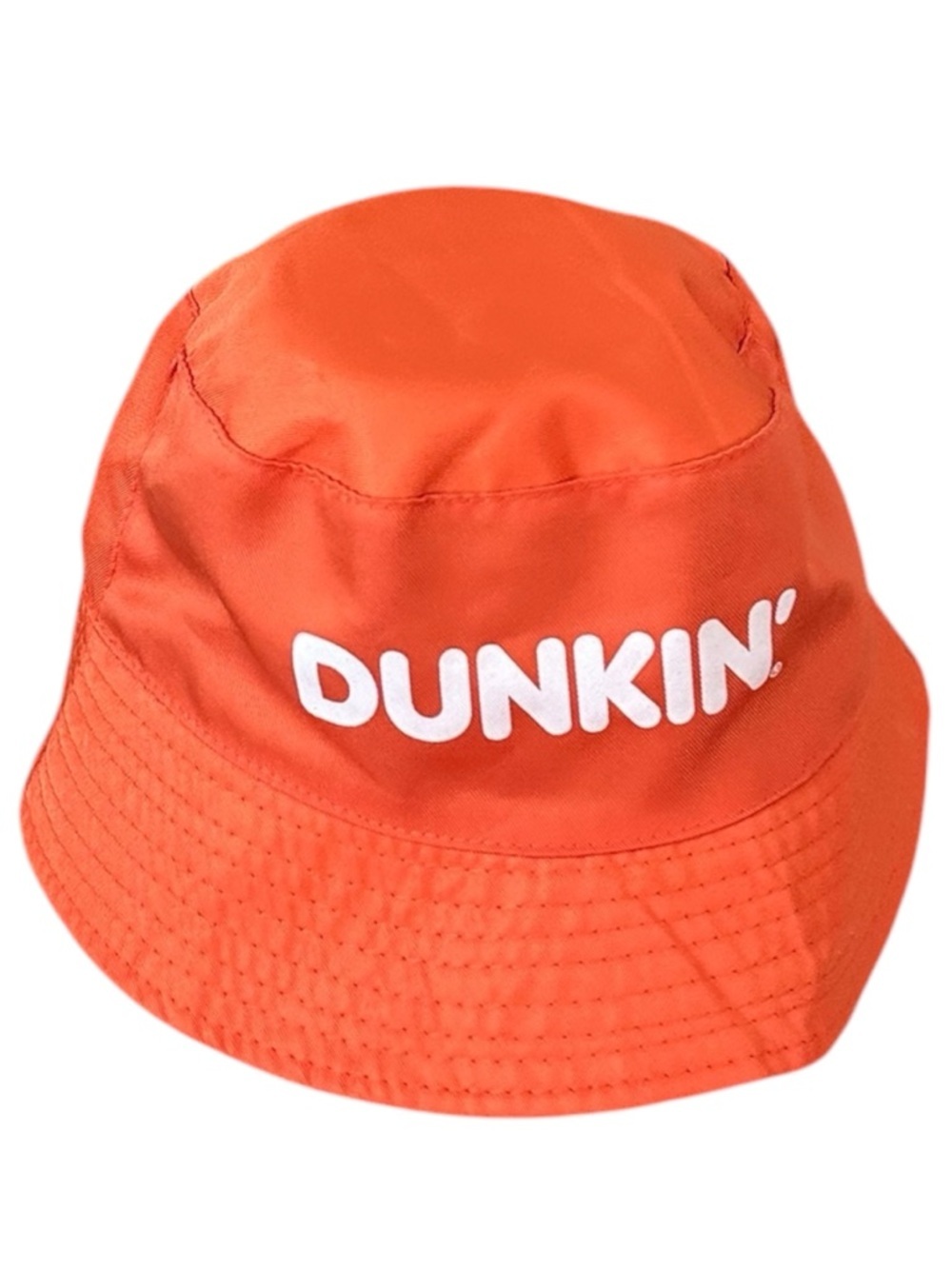 Dunkin Donuts Reversible Bucket Hat Orange Summer — One Size